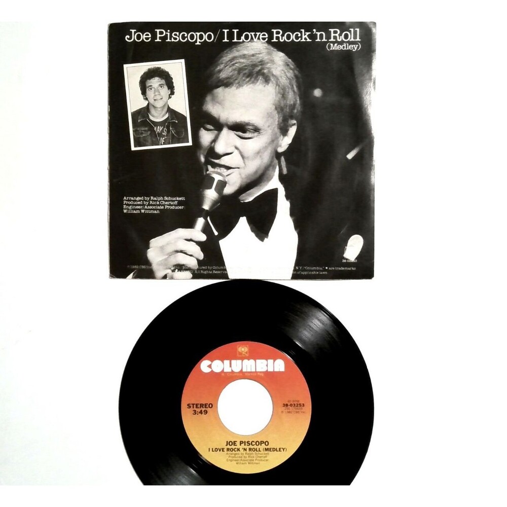 Joe Piscopo as Frank Sinatra I Love Rock 'n Roll Vinyl 7" Record 45 + Pic Sleeve
